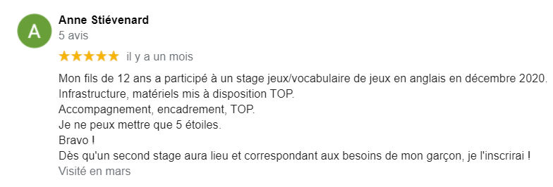 Avis GOOGLE