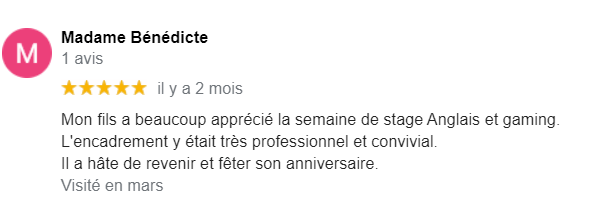 Avis google 2